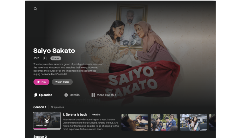 Smart TV interface