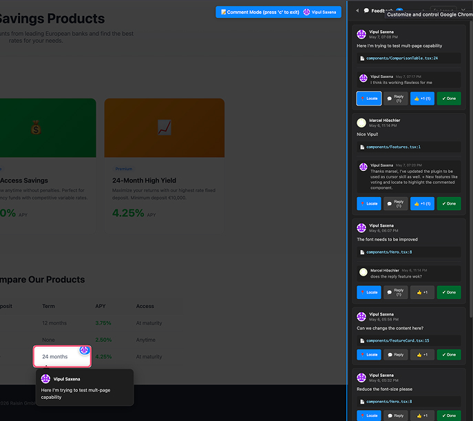 Annotation tool — stakeholder comments on prototypes synced to GitLab issues