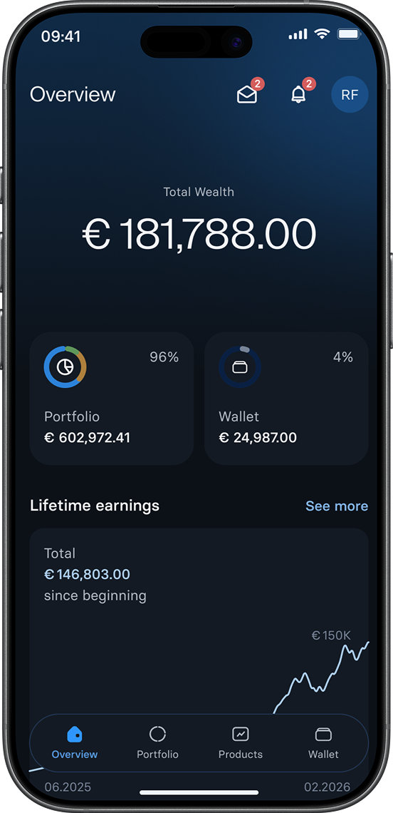 Overview — dark mode
