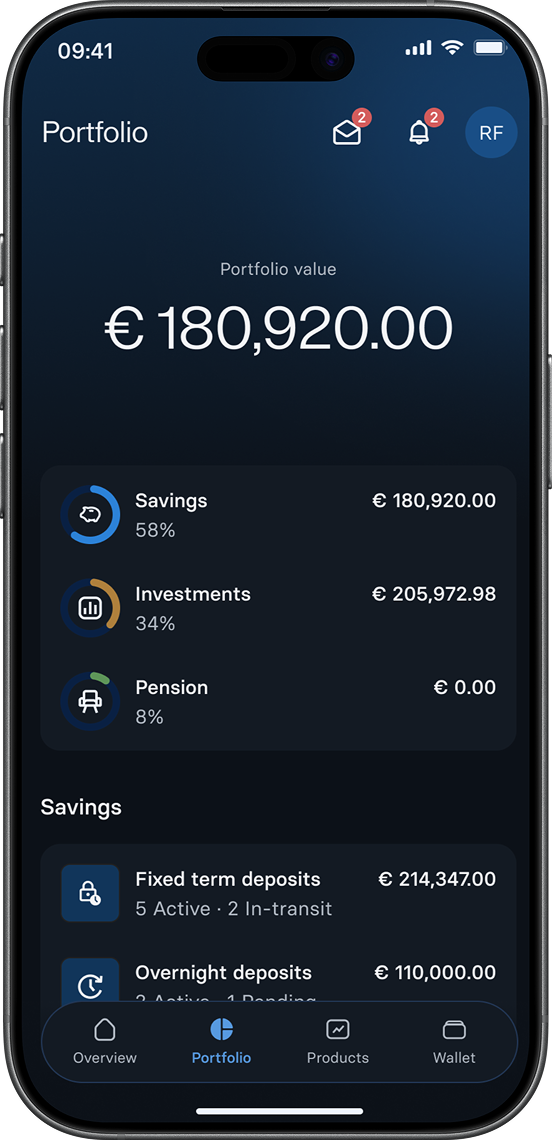 Portfolio — dark mode