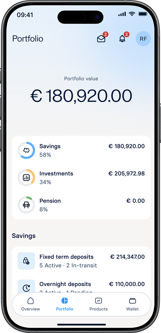Portfolio — light mode