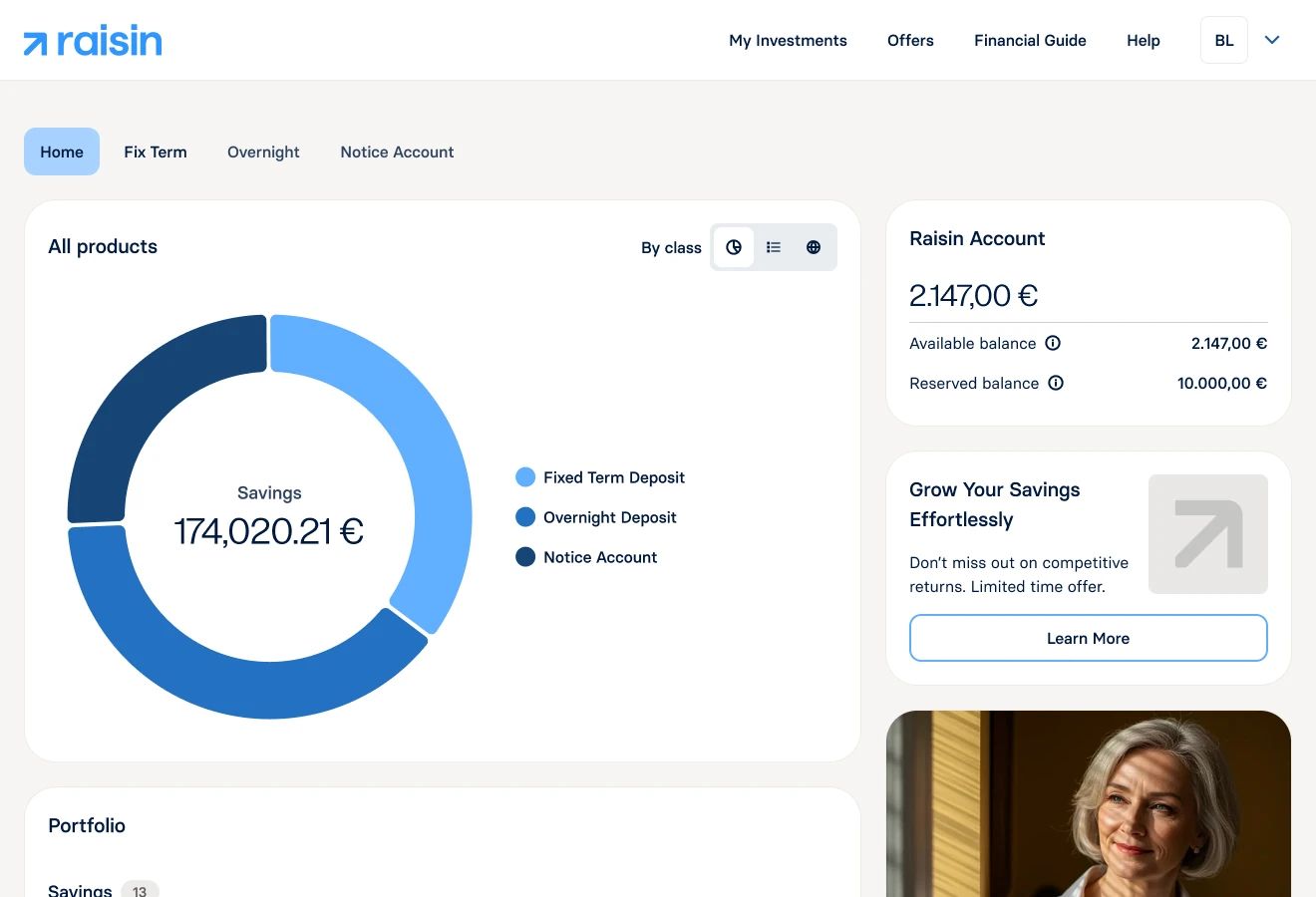 Dashboard filtering — savings-only lens